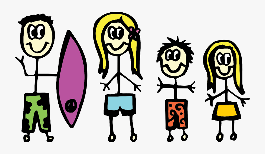 Staying Safe On The Beach - Cartoon, Transparent Clipart