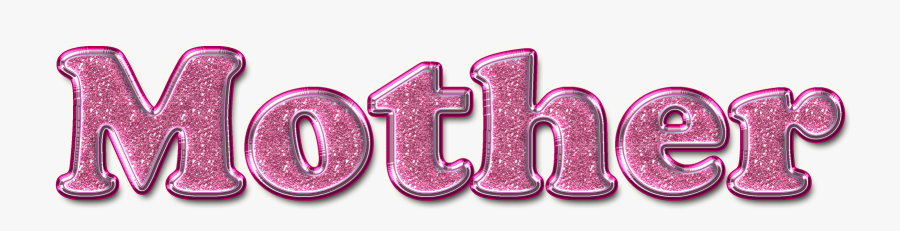 Word Mother Clip Art, Transparent Clipart