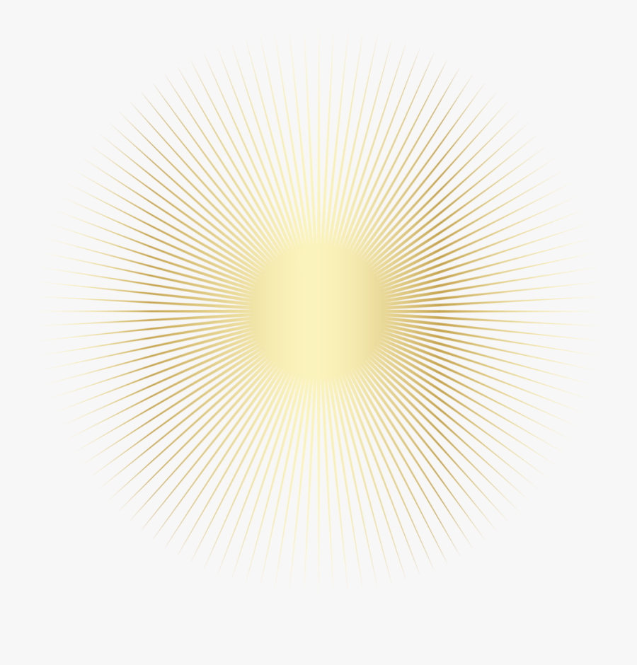 Transparent Gold Sun Decor Png Clipart Picture - Circle, Transparent Clipart