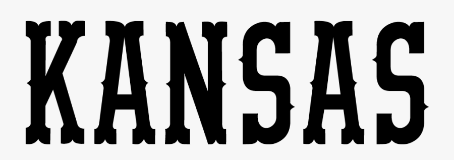 Kansas Jayhawks - Kansas Jayhawks Font, Transparent Clipart