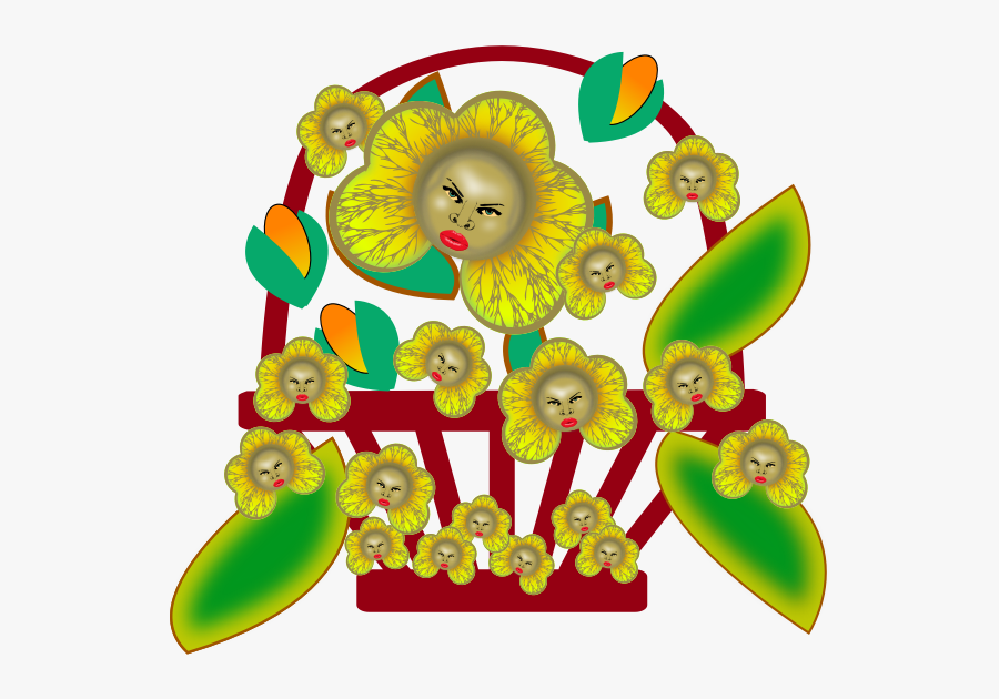 Basket Angry - Clip Art, Transparent Clipart