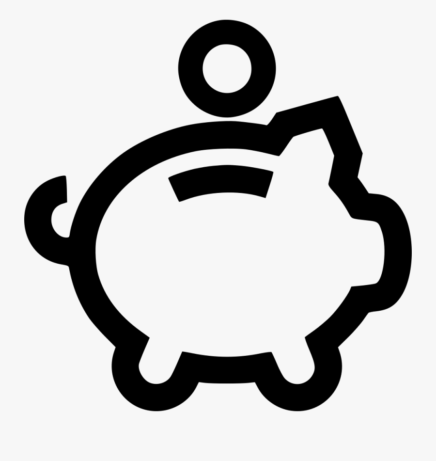 Piggy Bank - Icon, Transparent Clipart