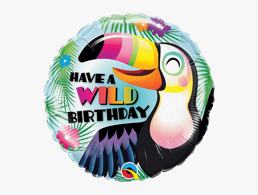 Clip Art Bird Delivering Balloon - Toucan Balloon, Transparent Clipart