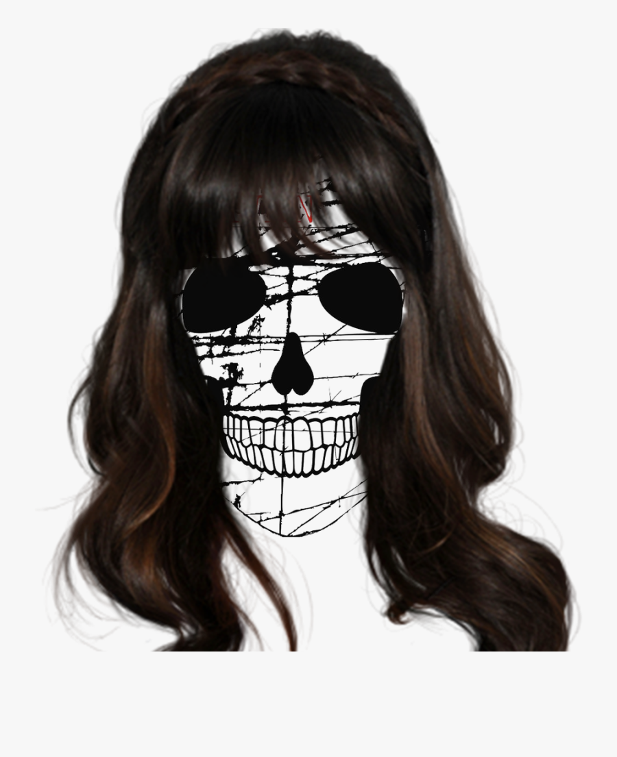 Black Hair Transparent Background, Transparent Clipart