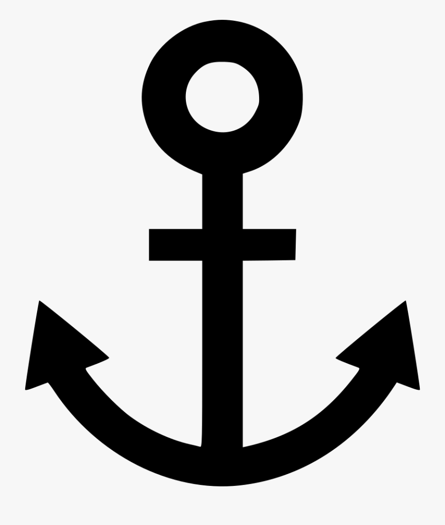 Christian Svg Anchor Banner Transparent Library - Font Awesome Anchor Icon, Transparent Clipart