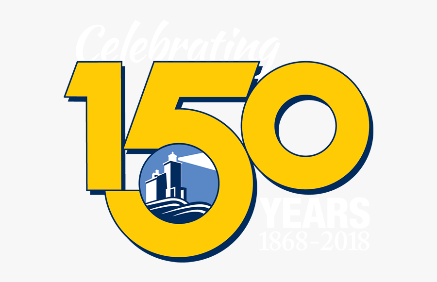 Celebrating 150 Years 1868-2018 - Rondout Savings Bank, Transparent Clipart