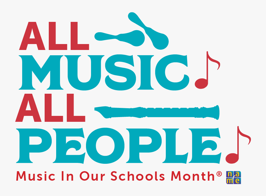 Music In Our Schools Month, Transparent Clipart