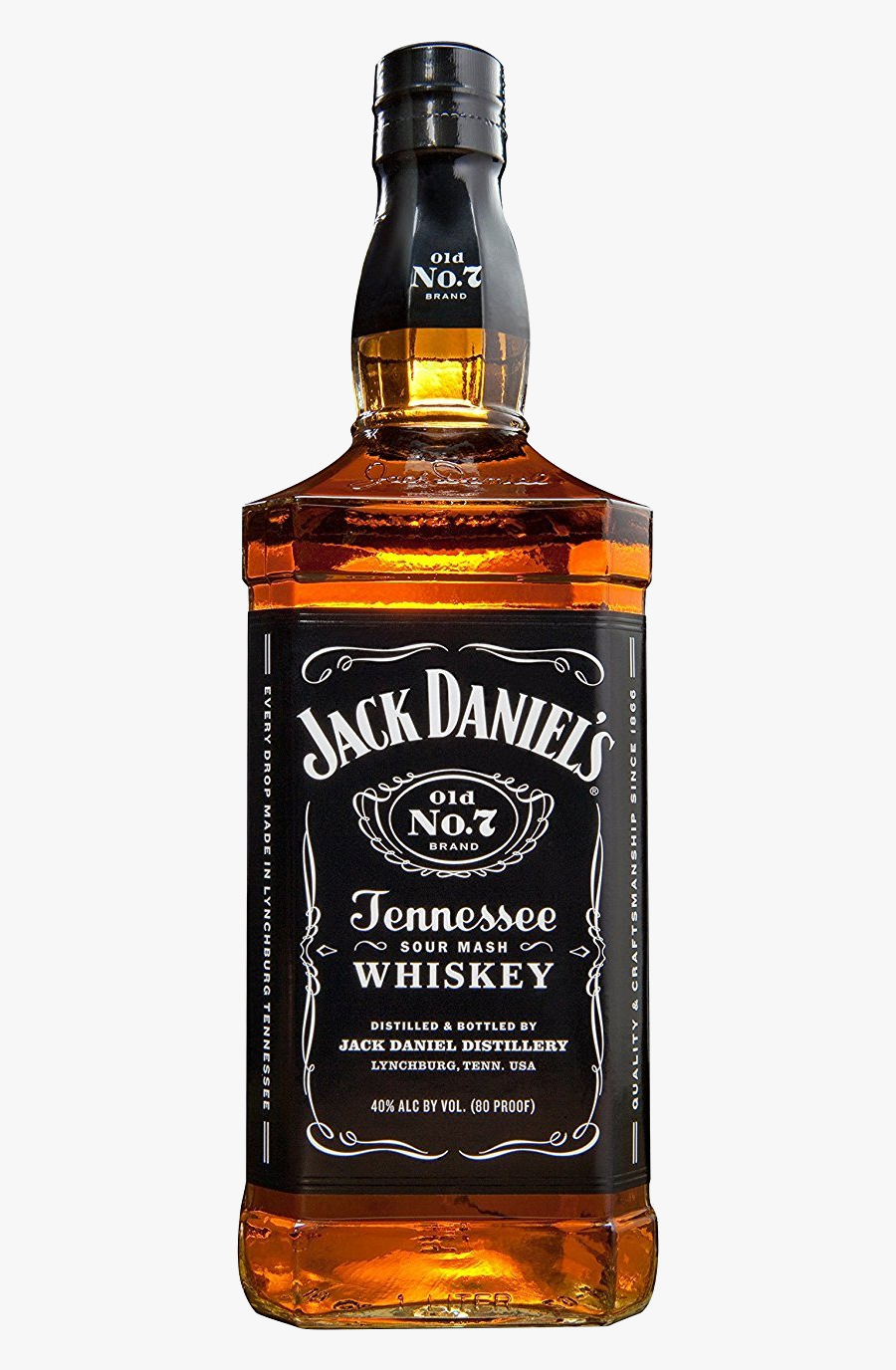 Jack Daniels 100 Cl, Transparent Clipart