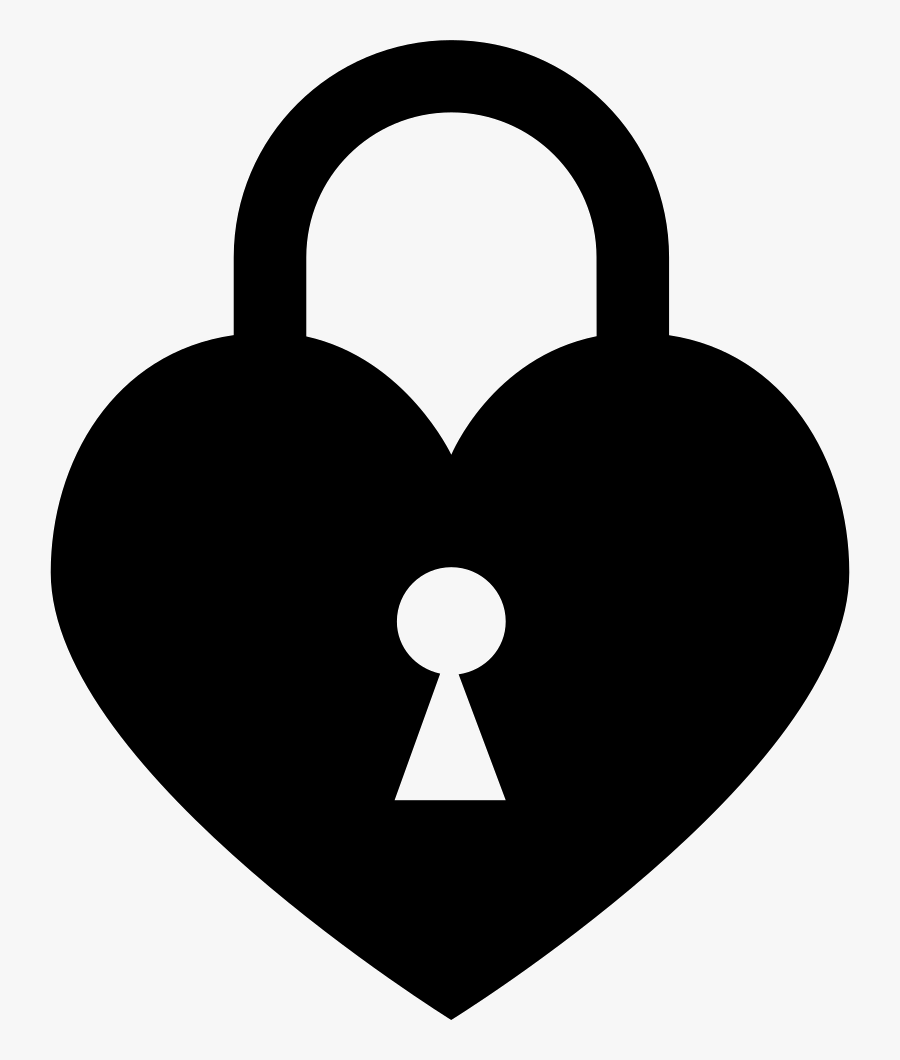 Locked Svg Png Icon - Heart Lock Clipart, Transparent Clipart