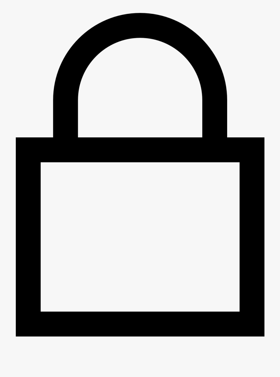 Windows 10 Lock Icon, Transparent Clipart