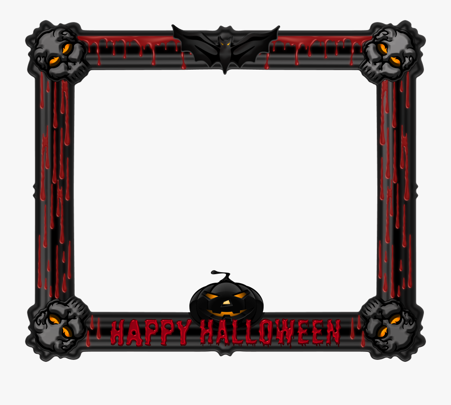 Halloween Frame Clipart, Transparent Clipart