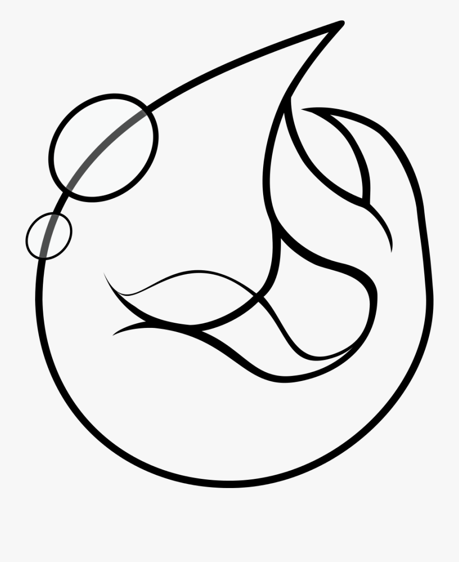 Winged Mermaid Clipart , Png Download - Line Art, Transparent Clipart