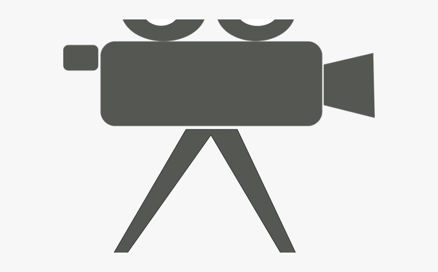 Video Camera Clipart Video Recording - Camera Clipart Black And White, Transparent Clipart