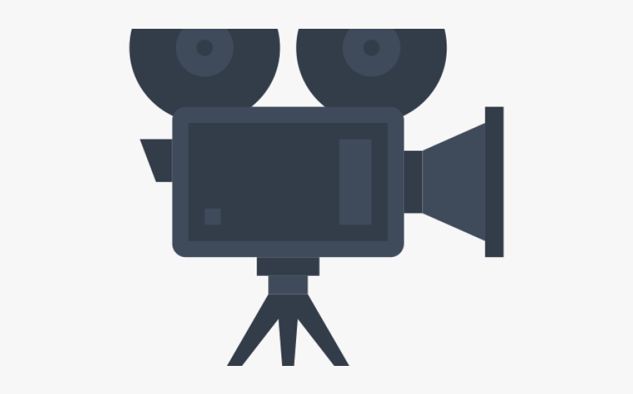 Video Camera Clipart Video Recording - Cinema Icon Png Grey, Transparent Clipart