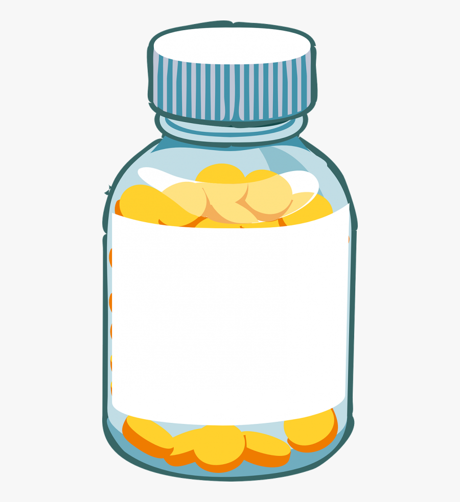 Pill Bottle Clipart , Png Download - Pill Bottle , Free Transparent