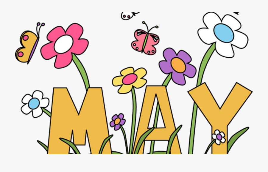 May Flowers Cliparts Suggest - Month Of May Designs, Transparent Clipart