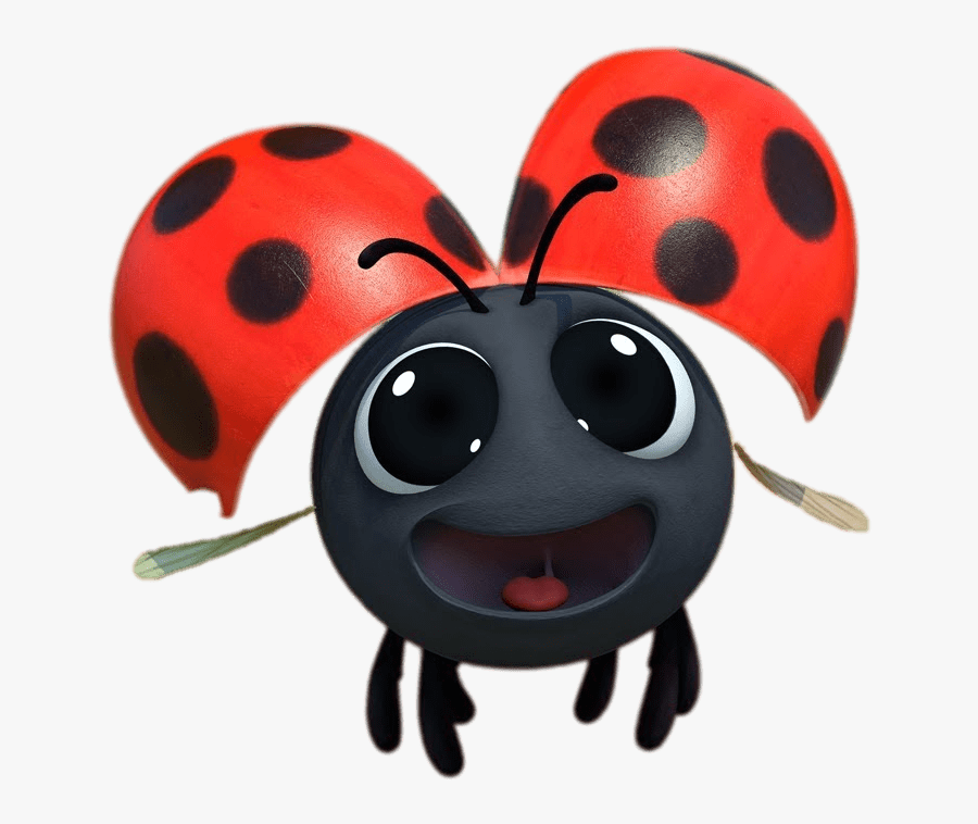 Cat & Leon Lady The Ladybug - Coccinelle Png Transparent, Transparent Clipart