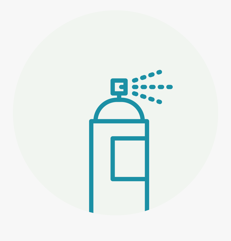 Perfume Clipart Spraying - Aerosol Paint, Transparent Clipart