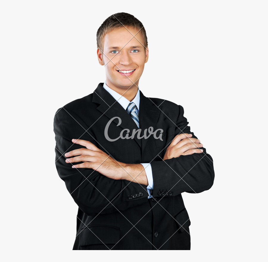 Clip Art Man Arms Crossed - Professional Man Png, Transparent Clipart