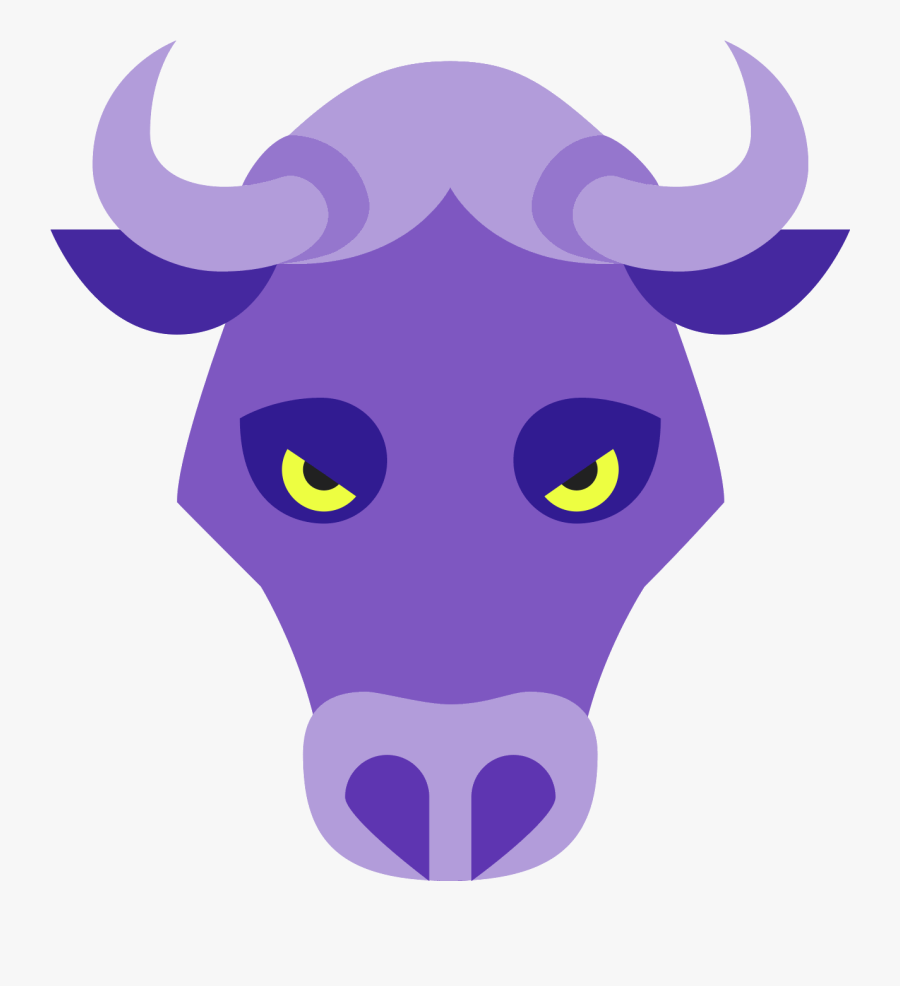 This Icon Represents The Head Of An Ox Or Could Be - Cartoon, Transparent Clipart