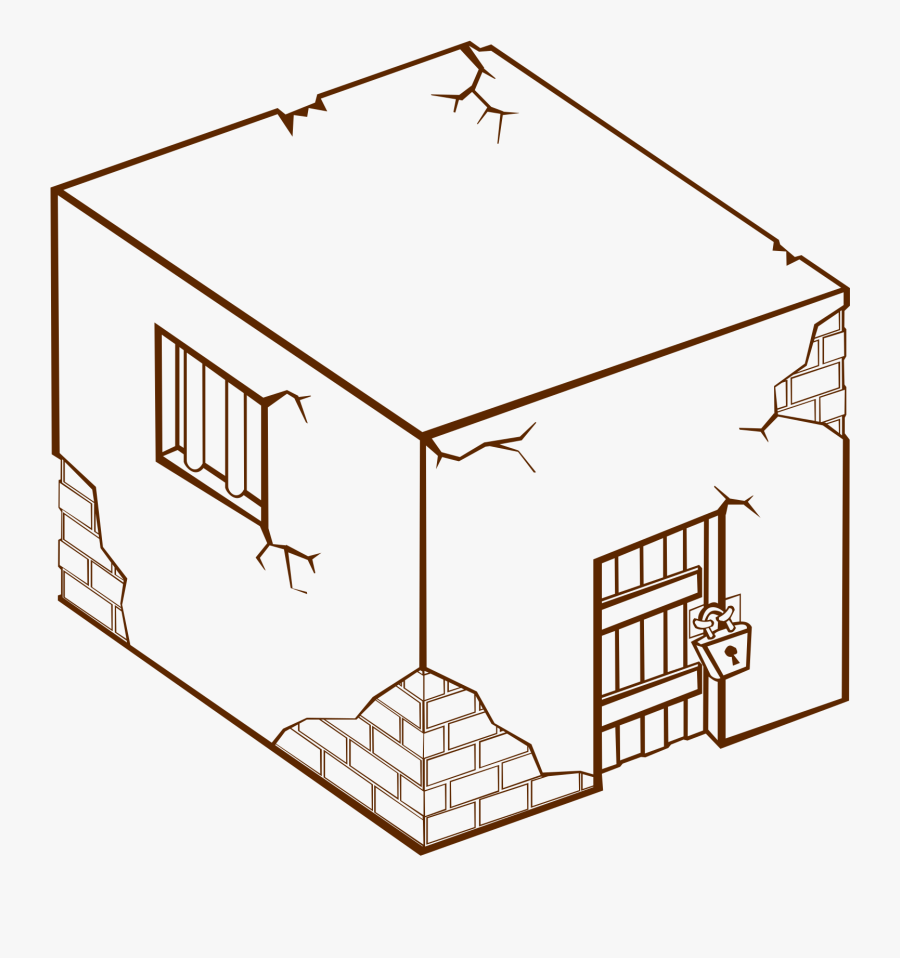 Rpg Map Symbols Jailhouse - Prison Drawing, Transparent Clipart
