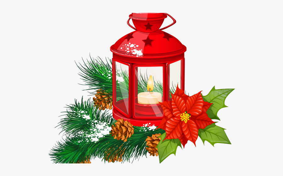 Christmas Lanterns Clipart, Transparent Clipart