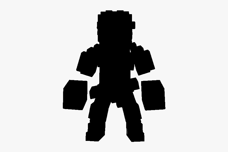 Clip Art Gunslinger Silhouette - Trove Png, Transparent Clipart