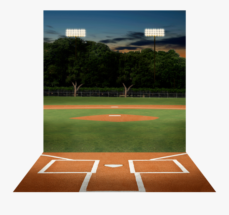 Transparent Baseball Diamond Png - Baseball Field, Transparent Clipart
