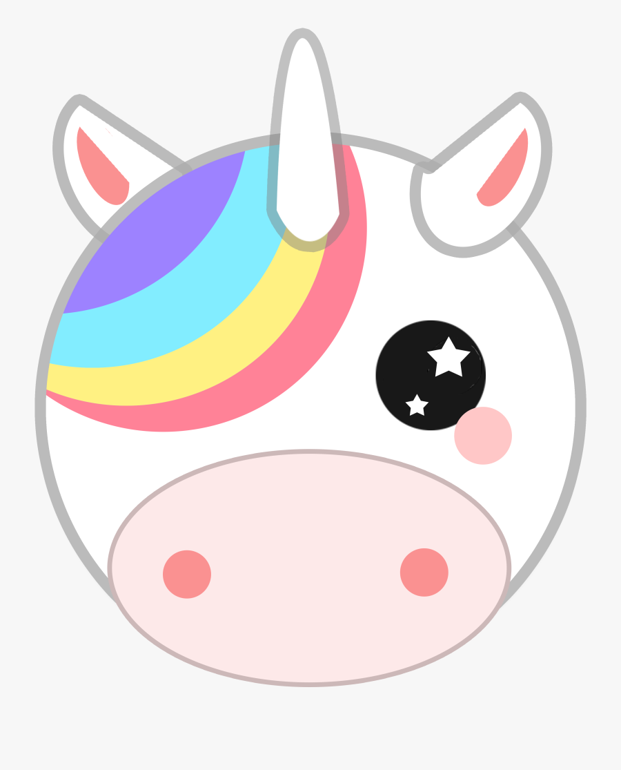 Cute Unicorn Stickers Png, Transparent Clipart
