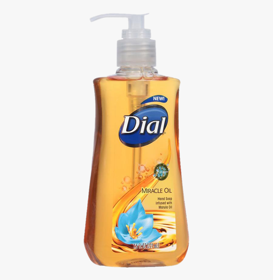 Liquid Soap Hand Wash Transparent - Dial Miracle Marula Oil Liquid Hand Soap, Transparent Clipart