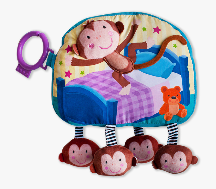 5 Little Monkeys Clipart, Transparent Clipart