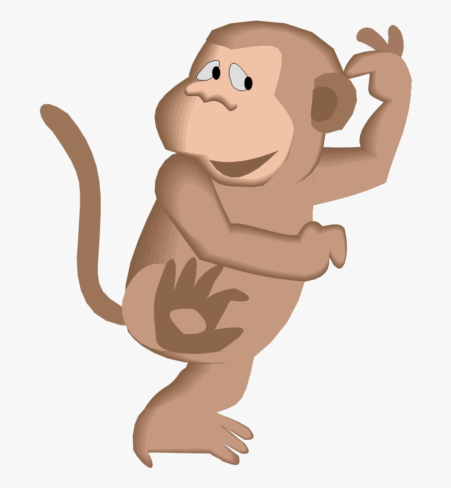 Transparent Five Little Monkeys Clipart - Dancing Monkey, Transparent Clipart