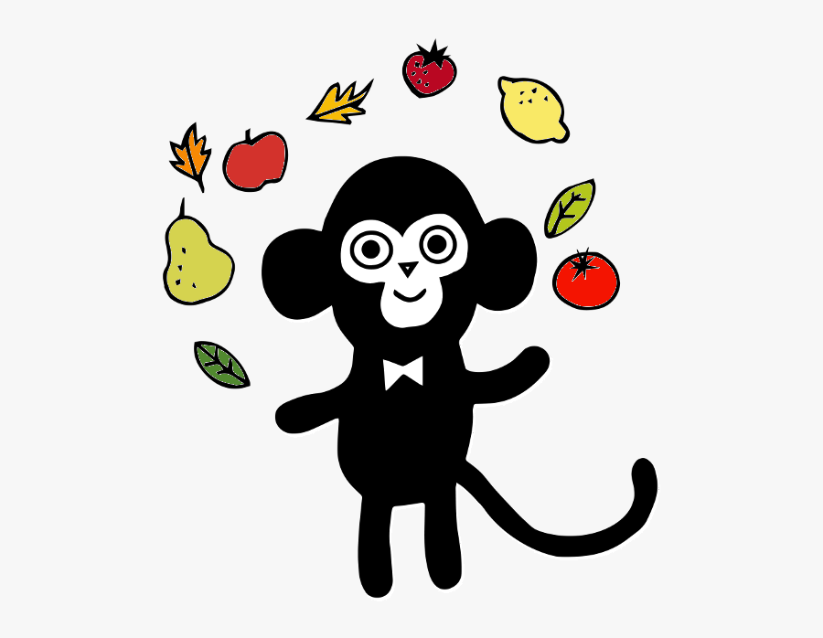 Transparent Five Little Monkeys Clipart - Cartoon, Transparent Clipart