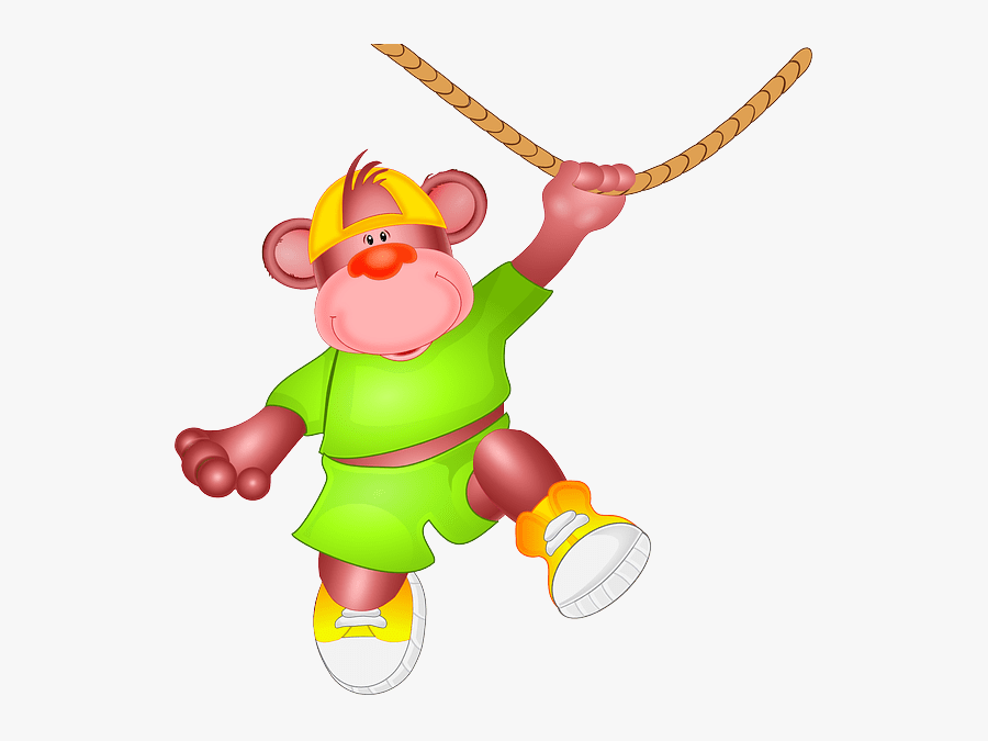 Monkey-151023 - Monkey In Rope Png, Transparent Clipart