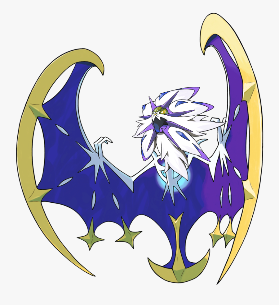 Legendary Pokemon Lunala, Transparent Clipart