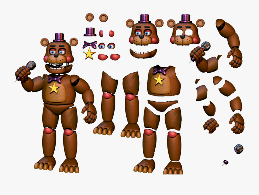 #rockstar Freddy Resource Do Not Steal Or Free To Use - Five Nights At Freddy's Rockstar Freddy, Transparent Clipart