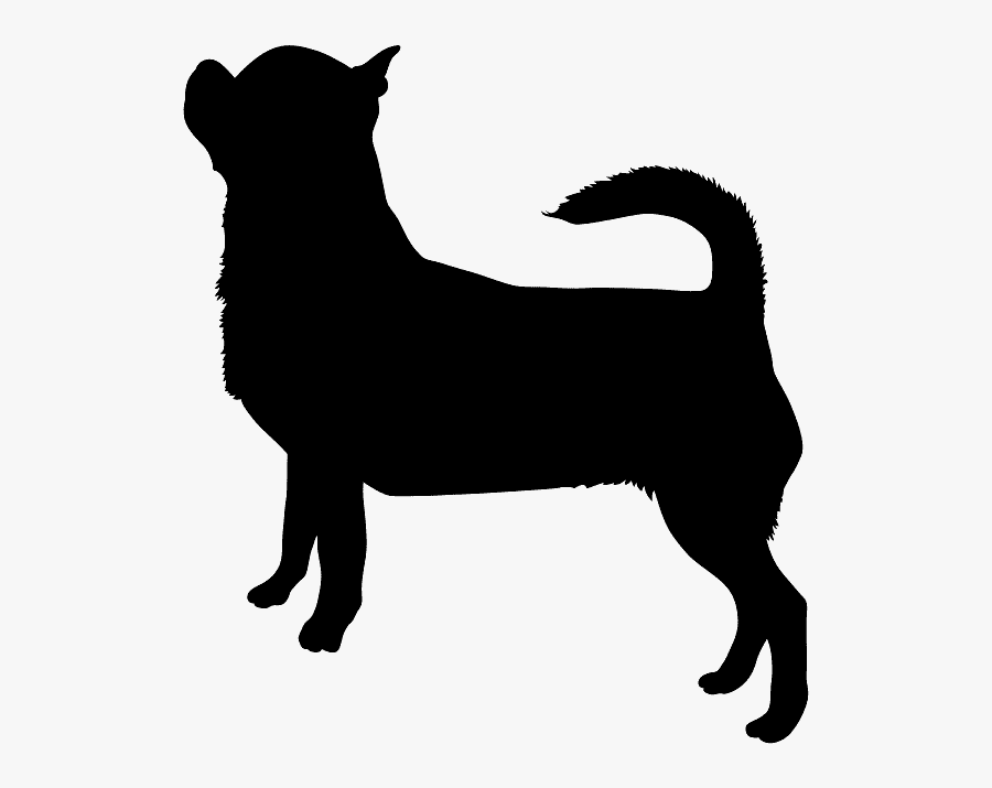 Chihuahua Silhouette, Transparent Clipart