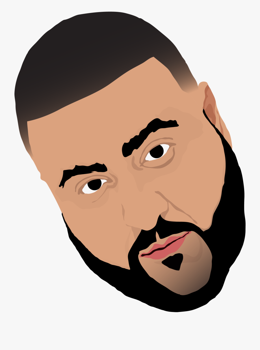 Transparent Dj Khaled Face Png - Dj Khaled Face Png, Transparent Clipart