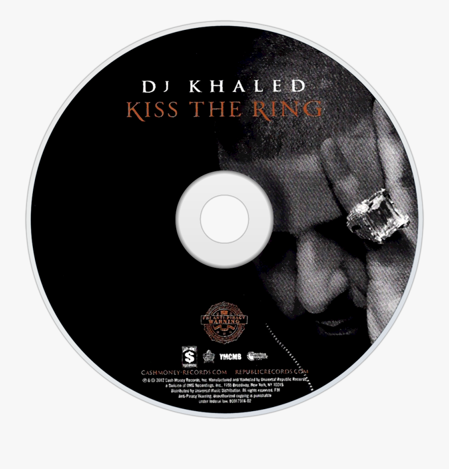 Dj Khaled Kiss The Ring Cd Disc Image - Kiss The Ring, Transparent Clipart