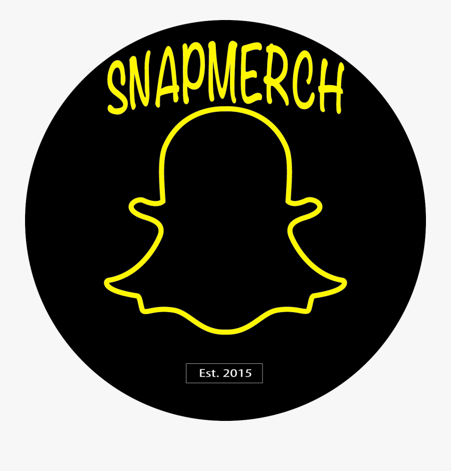 Snapmerch - Gold Snapchat, Transparent Clipart