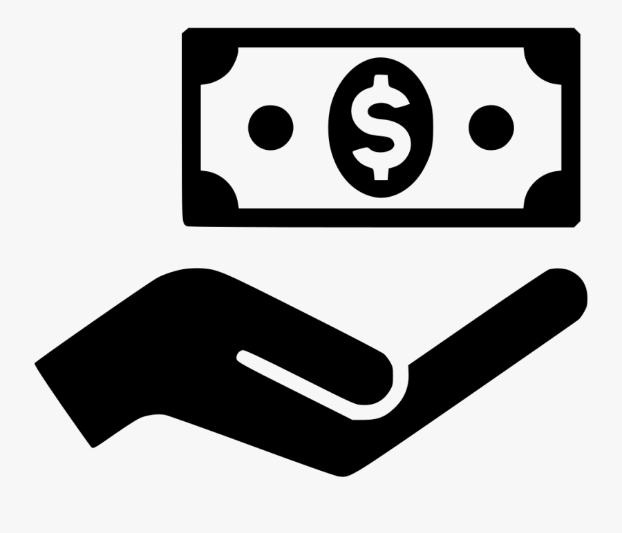 Money In Hand Png - Hand With Money Icon, Transparent Clipart