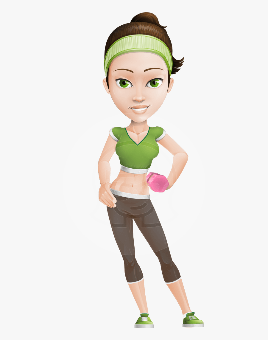 Transparent Fitness Girl Clipart - Don T Be Afraid To Lift Heavy Weights, Transparent Clipart