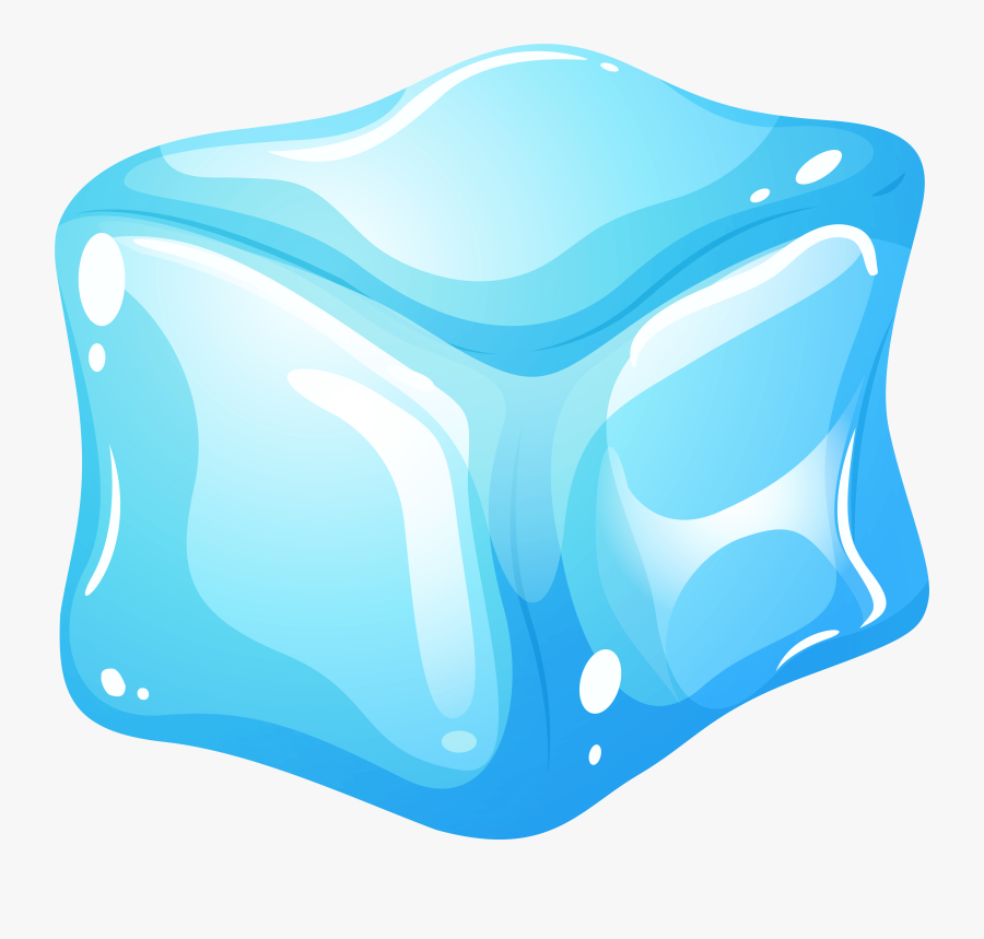 Ice Cube Blue Clip Art Web Clipart - Ice Cube Clip Art Png, Transparent Clipart