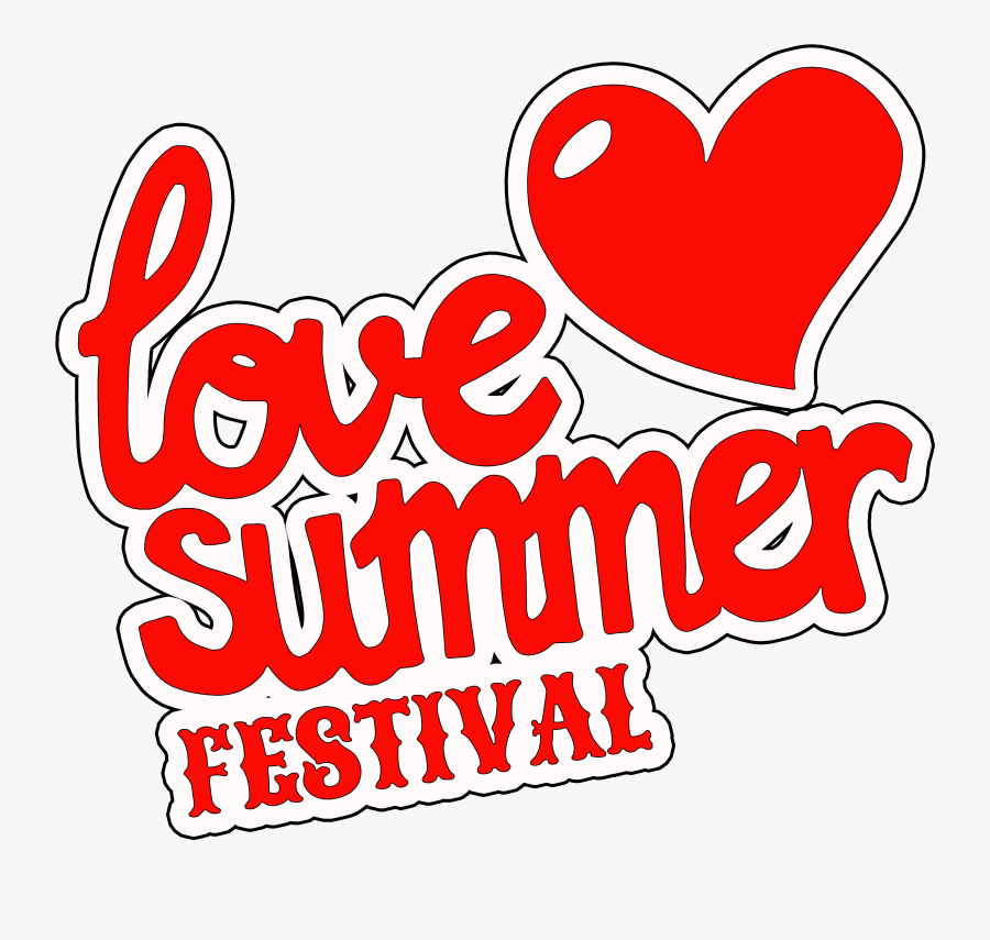 Transparent Summer Clip Art Png - Love Summer Festival Logo, Transparent Clipart