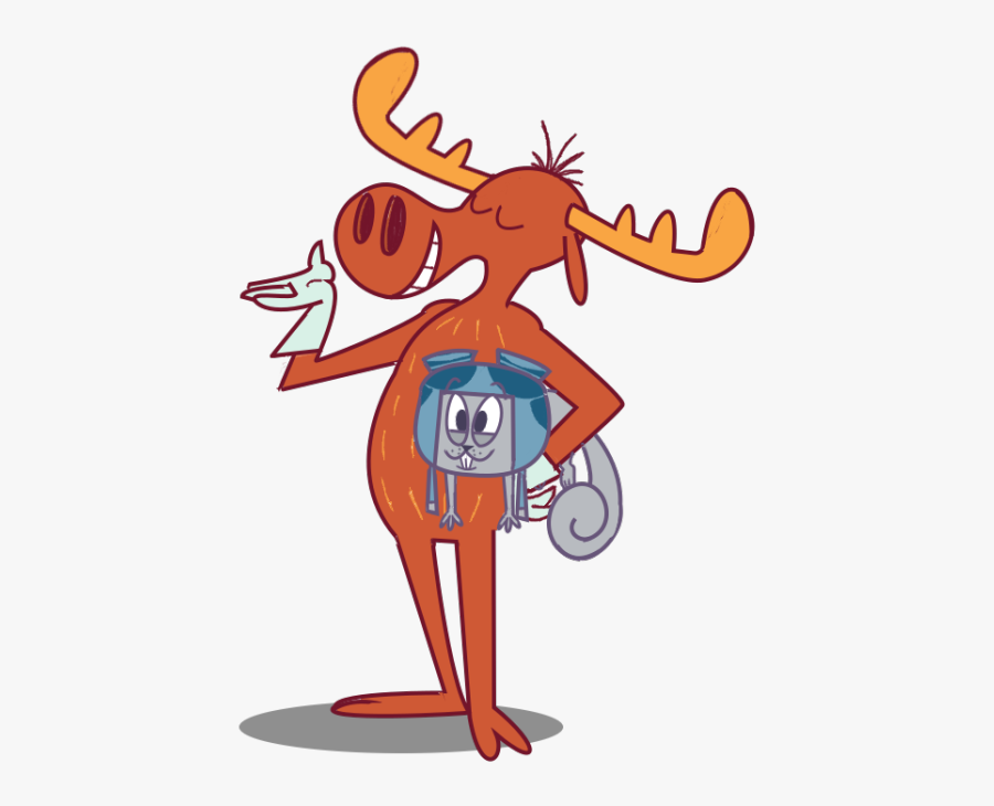 Adventures Of Rocky And Bullwinkle 2018 Moosebumps, Transparent Clipart