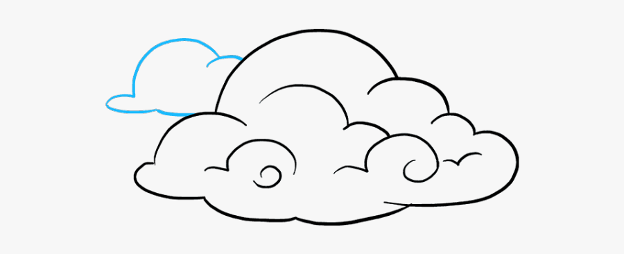 Draw A Rain Cloud, Transparent Clipart