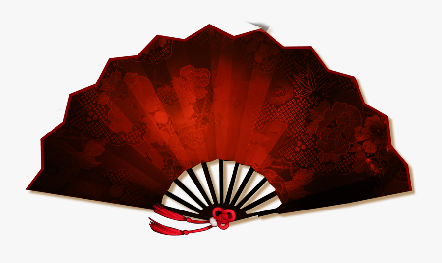 Chinese Fan Png, Transparent Clipart