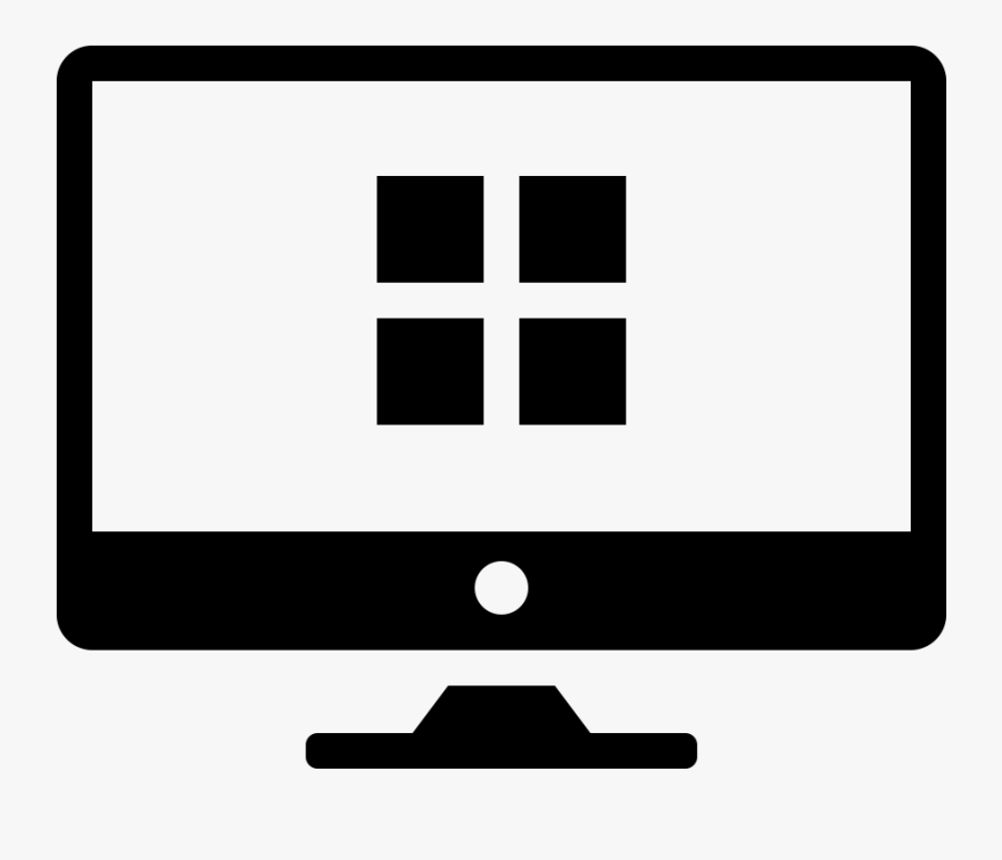 Transparent Computer System Clipart - Flat Panel Display, Transparent Clipart