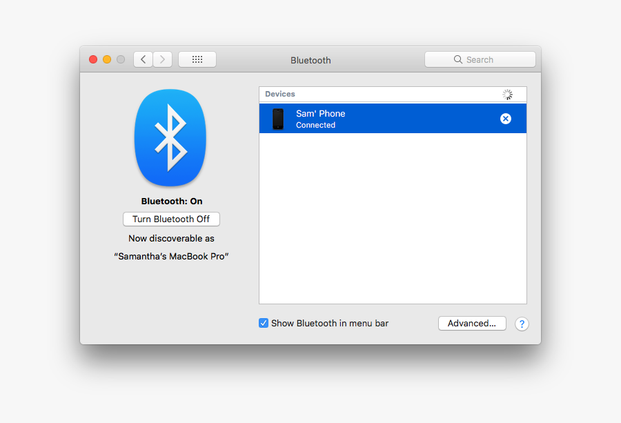Transparent Bluetooth Icon Png - Macbook Bluetooth, Transparent Clipart