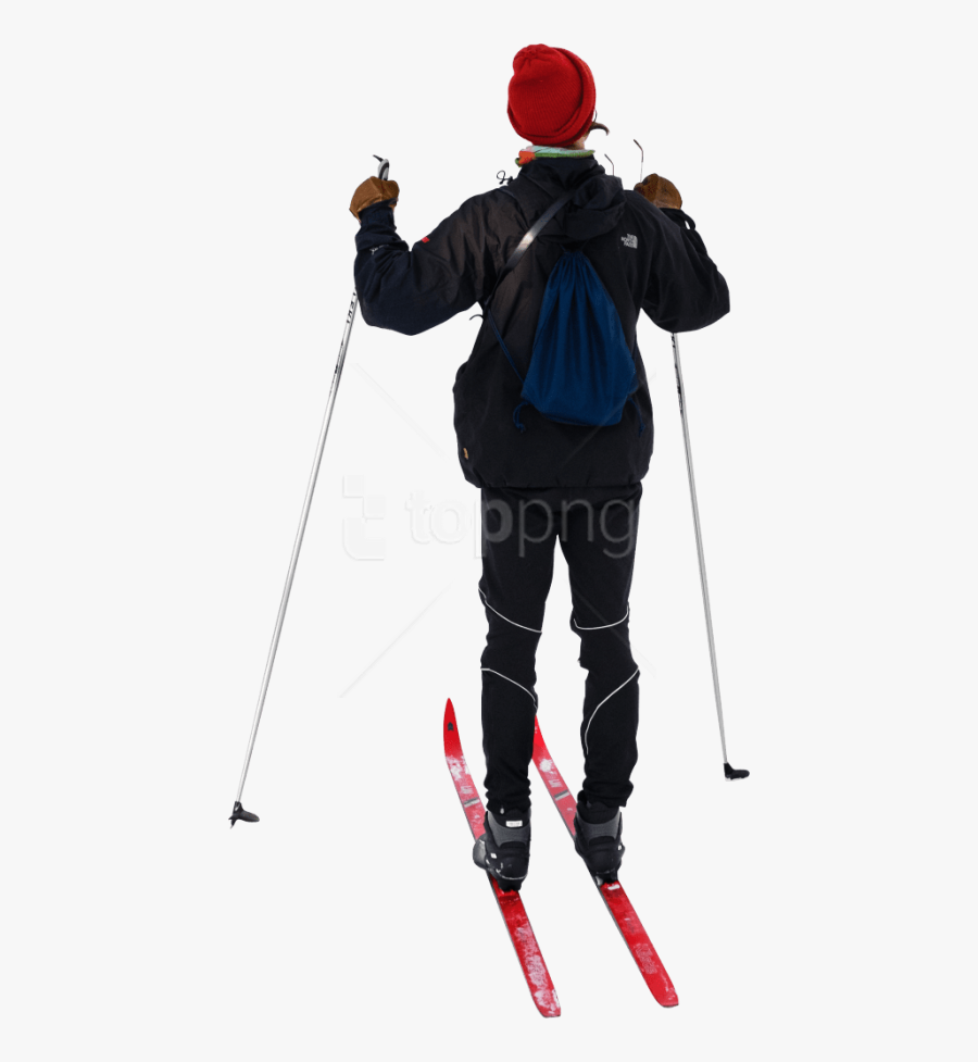 Cross Country Skiing Png - People Skiing Png, Transparent Clipart